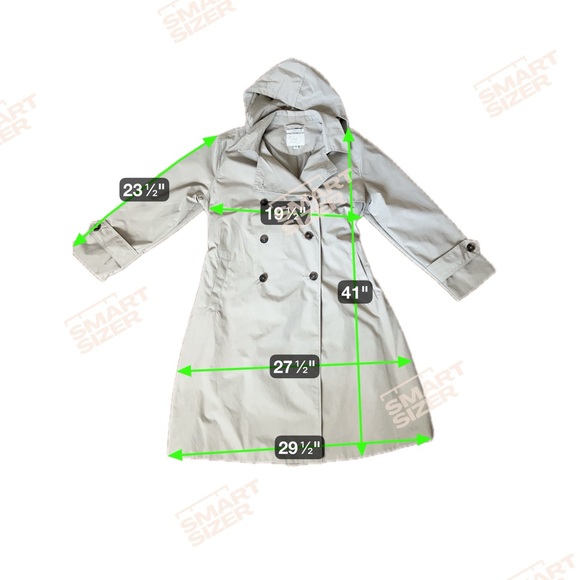 a new day Beige Double-Breasted Trench Coat - Picture 6 of 6